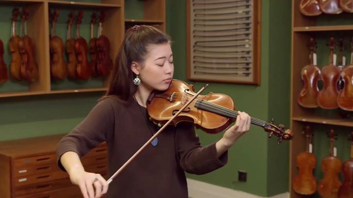 Watch violinist Claire Wells play lot 275 from our March online sale - a fine Italian violin by G....