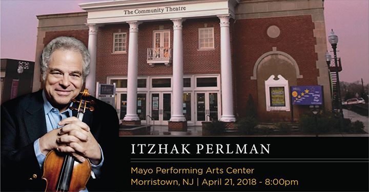 Join Itzhak Perlman at the Mayo Performing Arts Center - MPAC on April 21. Tickets:...
