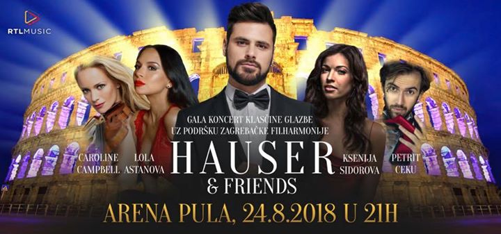 Thrilled to be joining superstar cellist Stjepan Hauser (of the 2CELLOS) for a few songs at the Pula...