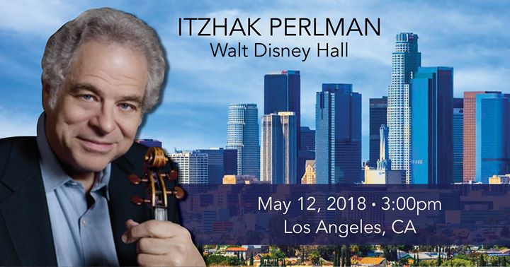 Los Angeles! Join Itzhak Perlman at Walt Disney Concert Hall on May 12th. Tickets:...