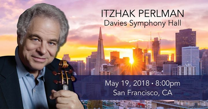 San Francisco! Join Itzhak Perlman at Davies Symphony Hall on May 19th with the San Francisco...