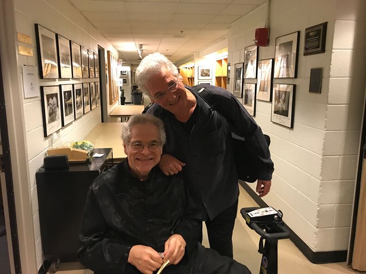 With my dear friend Pinchas Zukerman at the The John F. Kennedy Center for the Performing Arts...