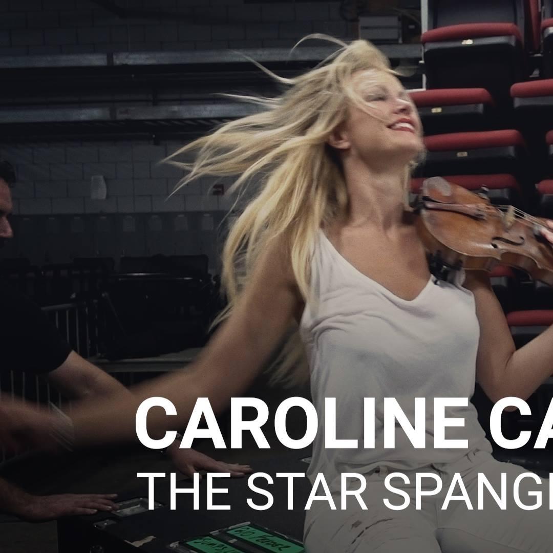 Star Spangled Banner - Caroline Campbell does Violin Fireworks!
