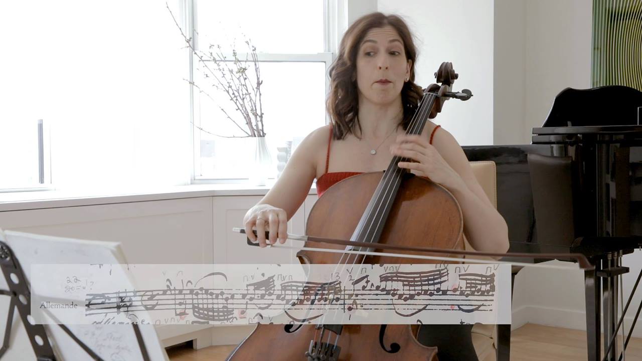 Masterclass: Allemande from Bach’s Sixth Suite – Musings with Inbal Segev