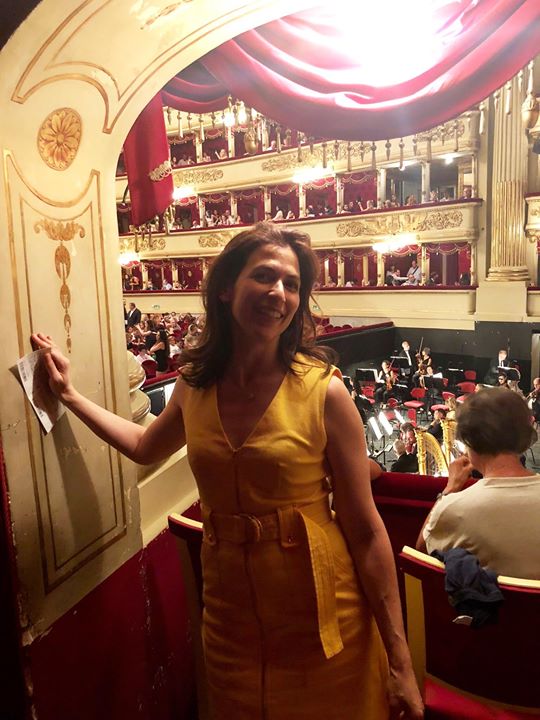 At La Scala, before the ballet Don Quixote (Nureyev/Minkus) which is quite different than the one we...